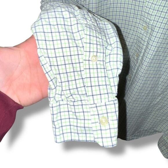 Polo Ralph Lauren Green Flesh Pony Oxford Button Down Shirt M - Picture 4 of 7